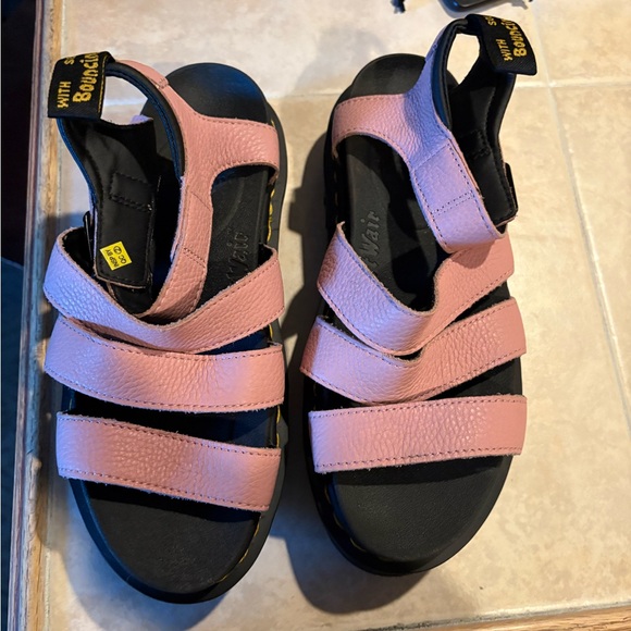 Dr. Martens Sandals in Pink and Black - Picture 1 of 3